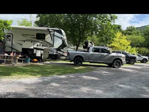 View of campsites