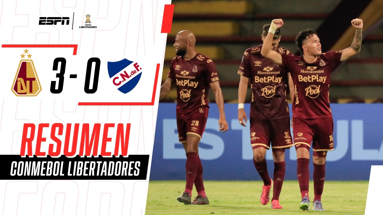 TOLIMA APLASTÓ A NACIONAL Y ES ÚNICO LÍDER DEL GRUPO B | Dep. Tolima 3-0 Nacional | RESUMEN