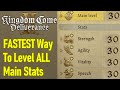FASTEST Way To Level Up ALL MAIN STATS Speech Agility Vitality Strength And Main Level