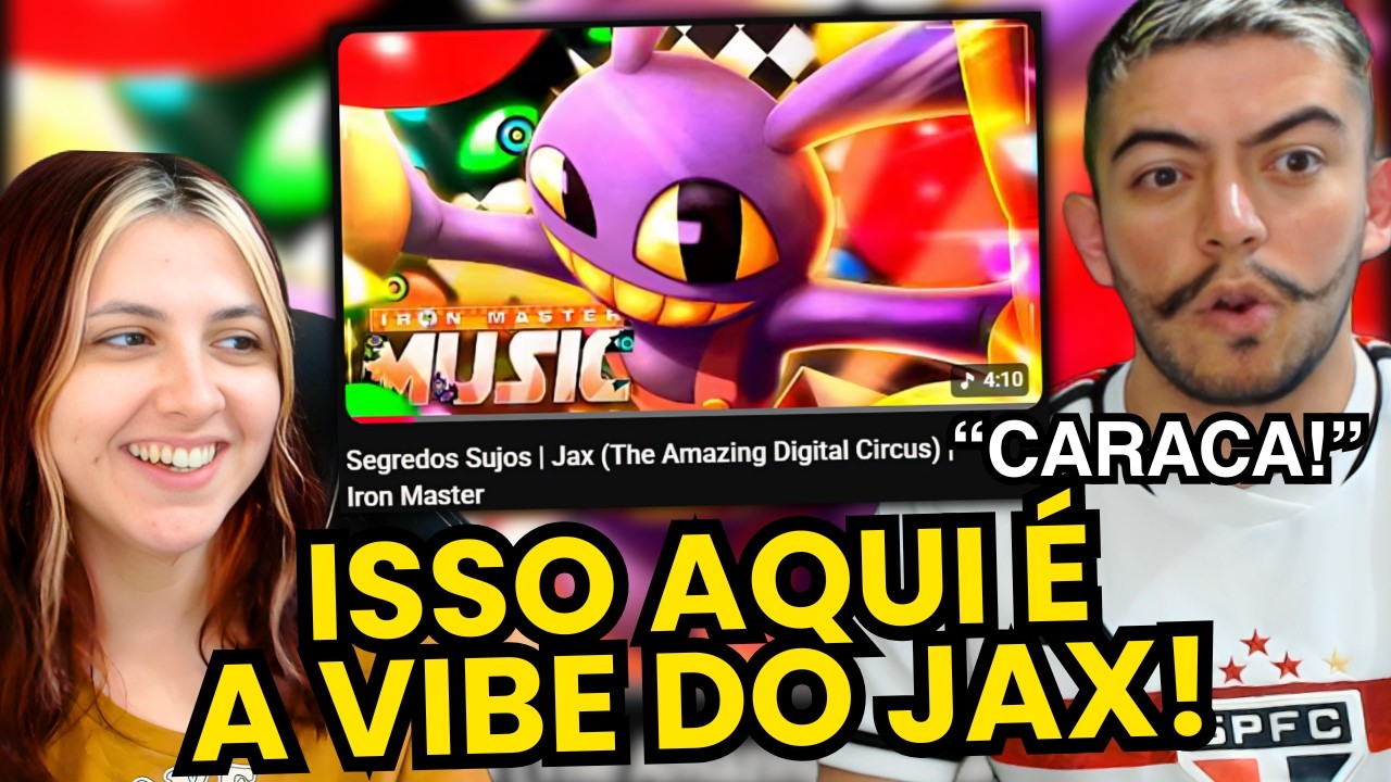 Segredos Sujos | Jax (The Amazing Digital Circus) | Iron Master | REACT