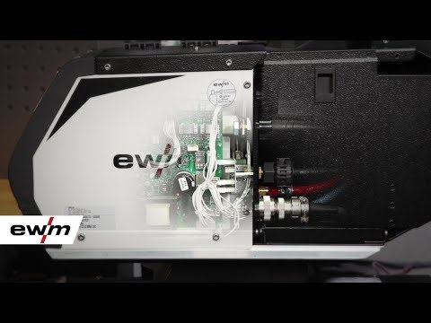 Digitales Gasregelventil im Drahtvorschubgerät der Titan XQ puls | EWM