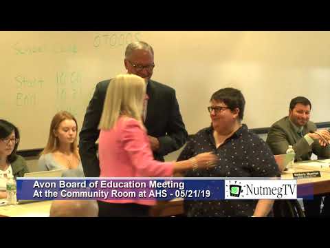 Avon Board of Education - 5/21/19