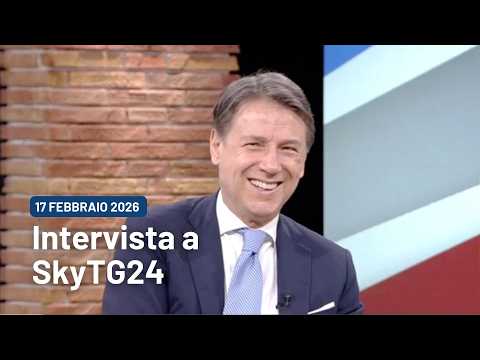 Giuseppe Conte intervistato a SkyTg24 | 17/02/2026
