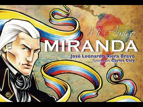 Libro de Poesía para colorear "Mi Amigo Miranda". José Leonardo Riera Bravo. Caracas, Venezuela.