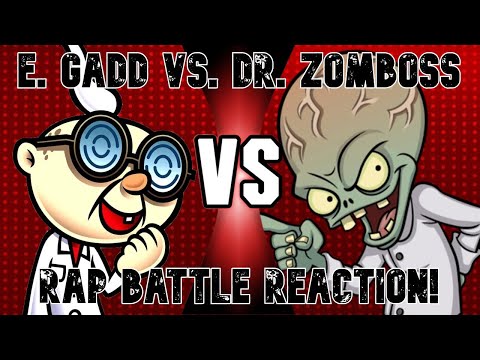 Just lock the door | E. Gadd Vs. Dr. Zomboss Rap Battle REACTION!