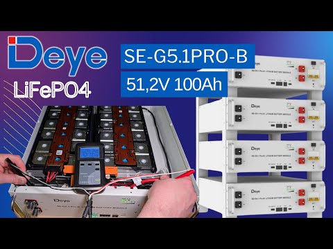 Detailed review and testing of the Deye 5.12kWh SE-G5.1Pro-B Lifepo4 (LFP) battery.