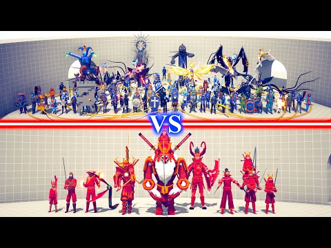 SECRET DLC TEAM vs DYNASTY DLC TEAM - Totally Accurate Battle Simulator TABS