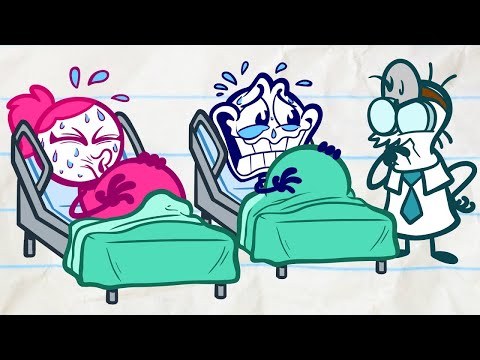 "The FUNNY DOCTOR and Nurse" New Compilation 2022 | Pencilmation Cartoons!