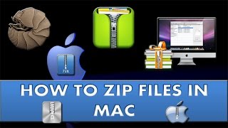 How to zip & unzip files in Mac?