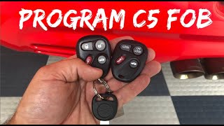 Twin Flag Garage - Program C5 Corvette Key Fob