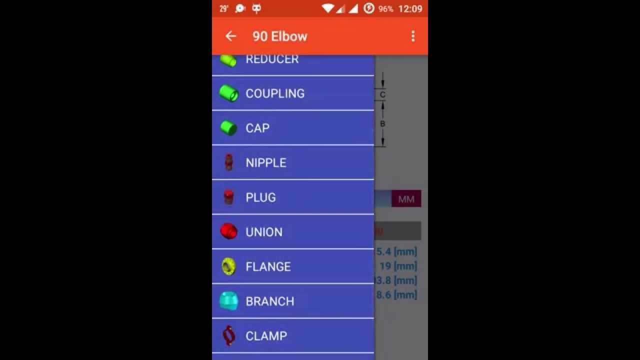 Piping Referance (Android App)