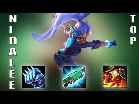 Ranked AD Nidalee Top HARD Carrying Platinum Players! - League of Legends