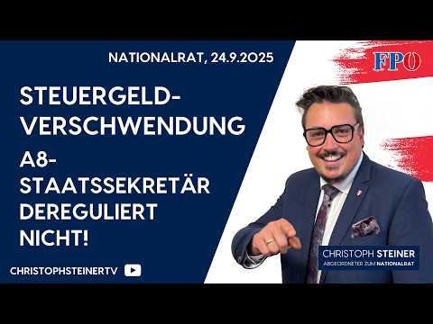 "Sepp, what has become of you?" 🤯 My question to the A8 State Secretary himself.
