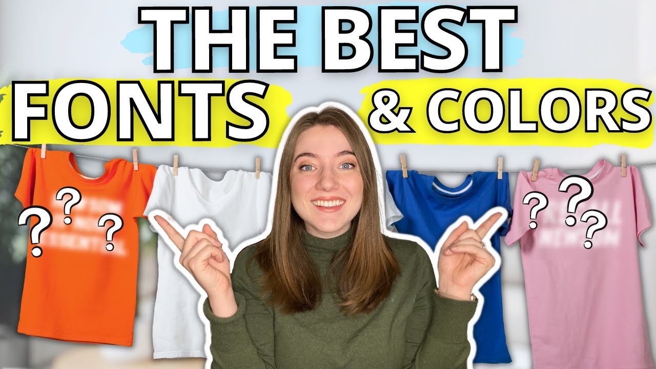 This One Canva Font Makes Me Thousands: Best T-Shirt Fonts & Colors for Amazon Merch Print on Demand