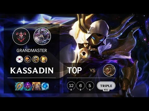 Kassadin Top vs Renekton - KR Grandmaster Patch 10.4