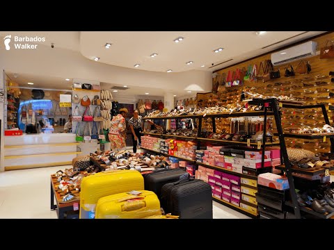 Places to Go Shopping in Bridgetown Barbados | 4K Tour