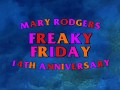 Mary Rodgers Freaky Friday 1977 Opening Credits End Credits VHS 2002