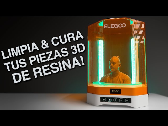 Vídeo relacionado con ELEGOO Mercury Plus V3.0 Wash and Cure Máquina, Nueva Estación 2 en 1 de Lavado y Curado con Tamaño Actualizado, para Modelos de Impresoras 3D LCD/DLP/SLA de la Serie Mars Saturn