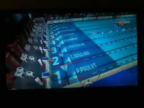 La finale du 50m dos - Video Championnats de France 2012 - Natation