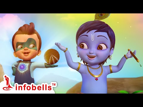Chitti and Little Krishna's Magical Flute - Super Chitti | Kids Cartoon Videos | Infobells