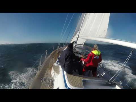 Hallberg-Rassy 44 sailing