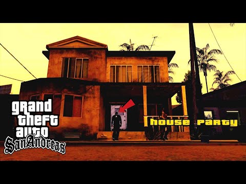 GTA San Andreas 2021 4K Gameplay Part 45 - THE MAGICAL VIEW EXPERIENCE- House party- NRK Live gaming