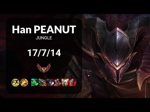 Han Peanut Pantheon vs Trundle JUNGLE - KR GRANDMASTER Patch 15.13