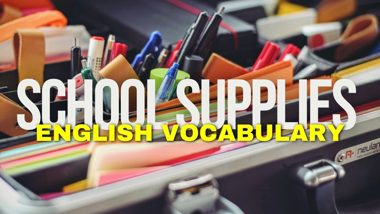 Beginner English Vocabulary | School Supplies and Classroom vocabulary