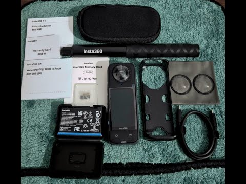 Unboxing Insta 360 X4 Adventure Bundle