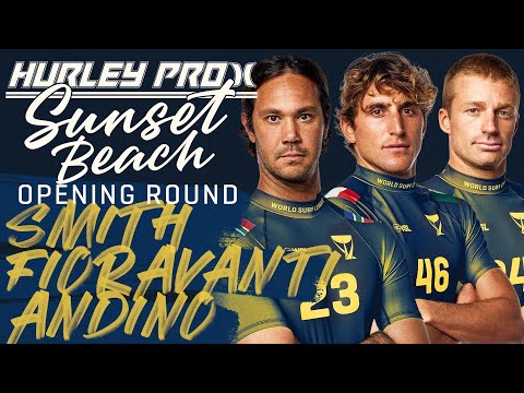 K. Andino, J.Smith, L. Fioravanti | Hurley Pro Sunset Beach 2023 - Opening Rnd Heat Replay