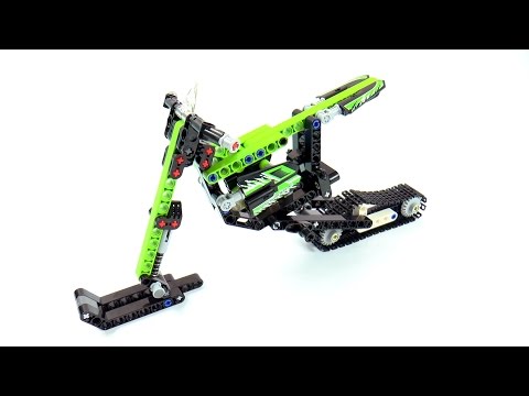 Vidéo LEGO Technic 42021 : La moto des neiges