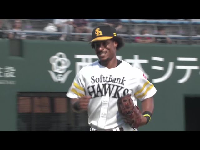 【ファーム】ホークス・ダウンズ 軽快な身のこなしでダブルプレーを完成させる!! 2025年9月5日 福岡ソフトバンクホークス 対 オリックス・バファローズ