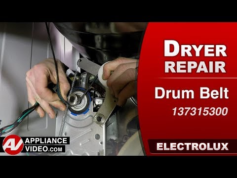 Electrolux Dryer - No Rotation of the Drum - Drum Belt Repair