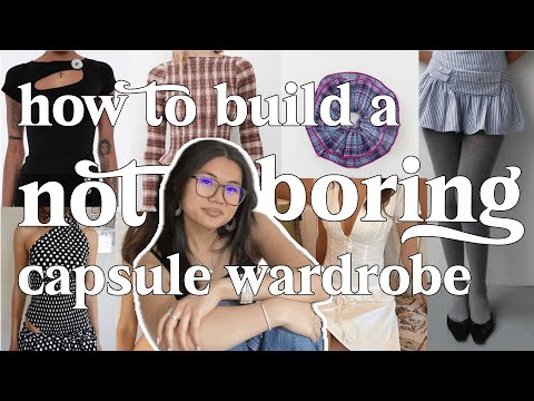 the ultimate GEN Z guide to building a unique CAPSULE WARDROBE ⭐
