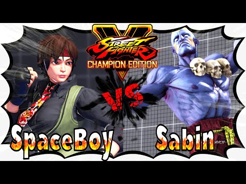 [SFV CE] SpaceBoy(Sakura) vs Sabin(Dhalsim) [Street Fighter 5 Champion Edition]
