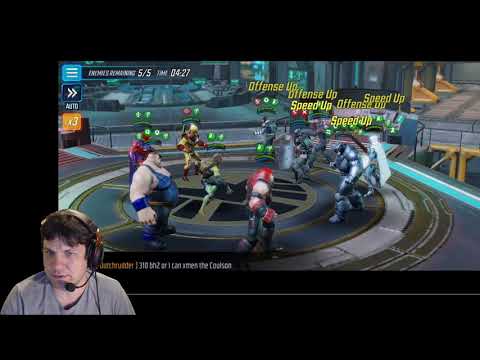 War Offense - 310k BH2.0 vs 280k Mercs+Rhino - Marvel Strike Force