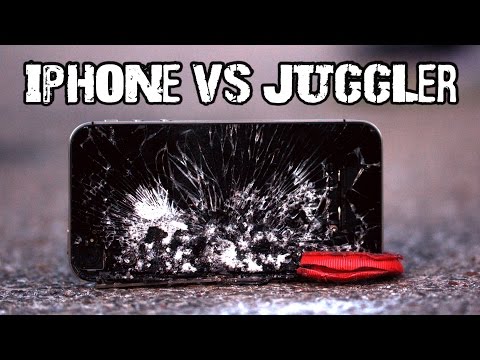World Champion Juggles/Destroys iPhone Bowling Ball & Hatchet