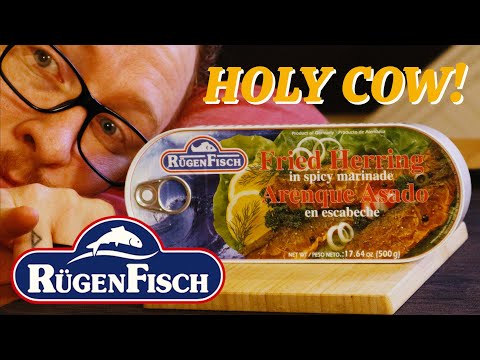 Rügen Fisch Gebratener Hering in würziger Marinade – Fischkonserven, die eines Königs würdig sind...