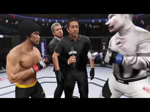 UFC BRUCE LEE vs. MUTATIVE WHITE SHARK ' KNOCK OUT! THE HUGE CANNIBAL SHARK FROM SOUTH AFRICA '