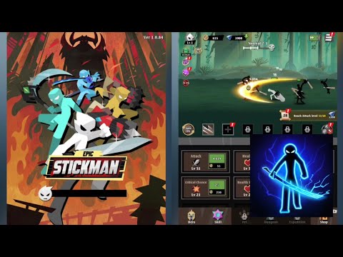 Epic Stickman: Idle RPG War Gameplay (iOS Android)