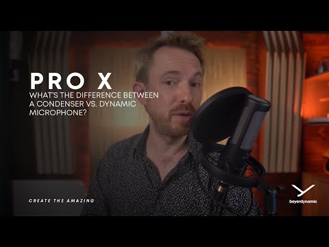 beyerdynamic | PRO X - What’s the difference between a condenser vs. dynamic microphone?