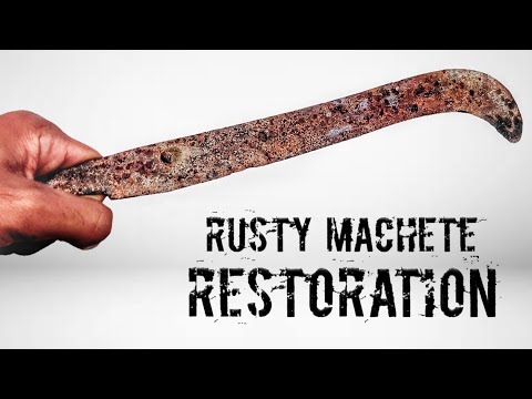 Rusty Machete Restoration | old machete restoration |
