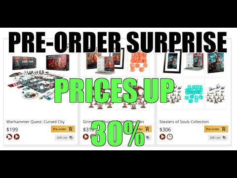 TRIPLE PRICE HIKES GAMES WORKSHOP ASTONISHING REALITY! Warhammer Sigmar Getting MUCH More Expensive