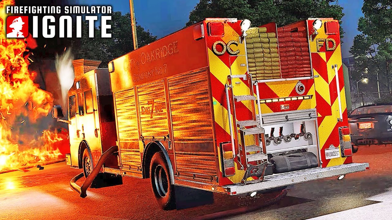 Huge Electrical Fire in Firefighting Simulator: Ignite