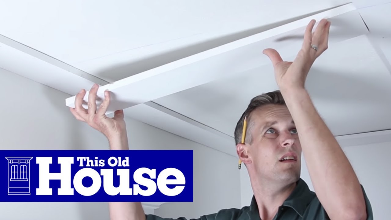 How to Build a Coffered Ceiling | This Old House