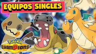 🔥Los MEJORES EQUIPOS para COMBATES INDIVIDUALES en Pokémon Champions