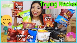 Trying different flavours of Nachos for first time || #wowtriesit || wowpooja