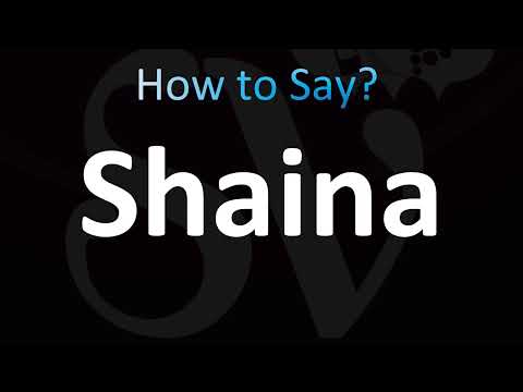 How to Pronounce Shaina (Correctly!)