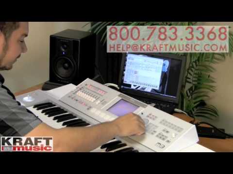Kraft Music - Korg M3 Workstation Demo with Rich Formidoni