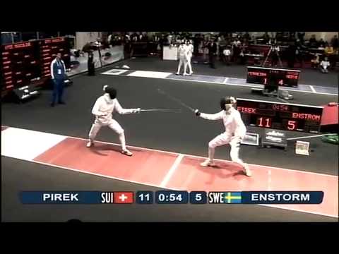 Belfast World Championships 2009 CME - L32 - Pirek SUI v Enstrom SWE